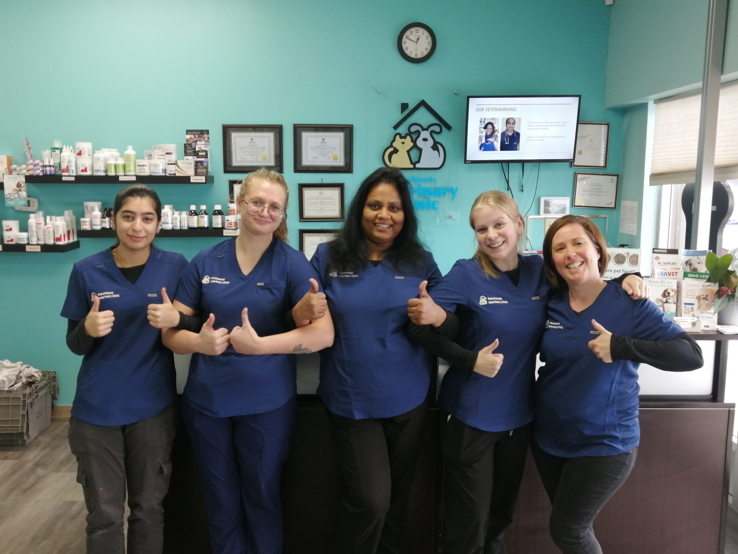 Ranchlands Veterinary Clinic team